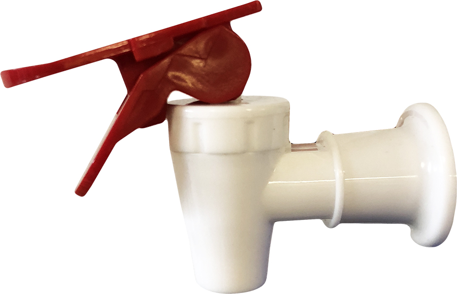 Kohoutek pákový s pojistkou horká