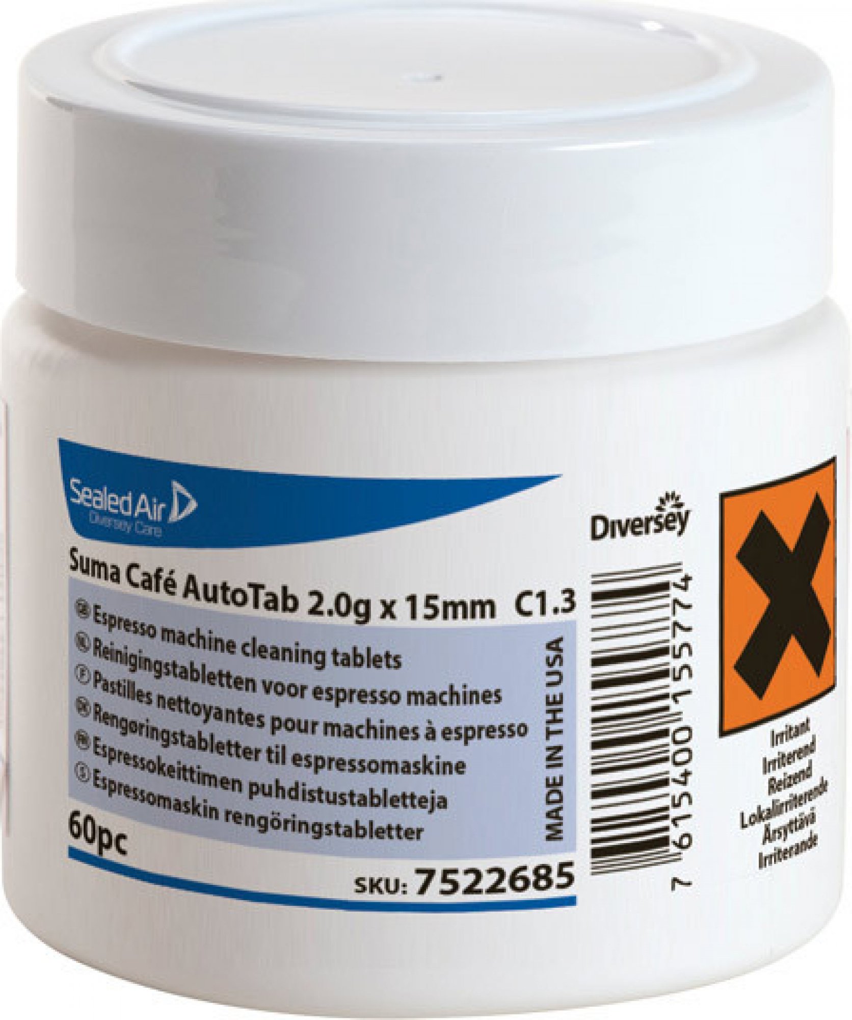 SUMA Café Autotab C1.3 60 tablet pro čištění kávovarů