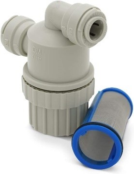 Mechanický předfiltr s vyměnitelnou síťovou vložkou 1/4