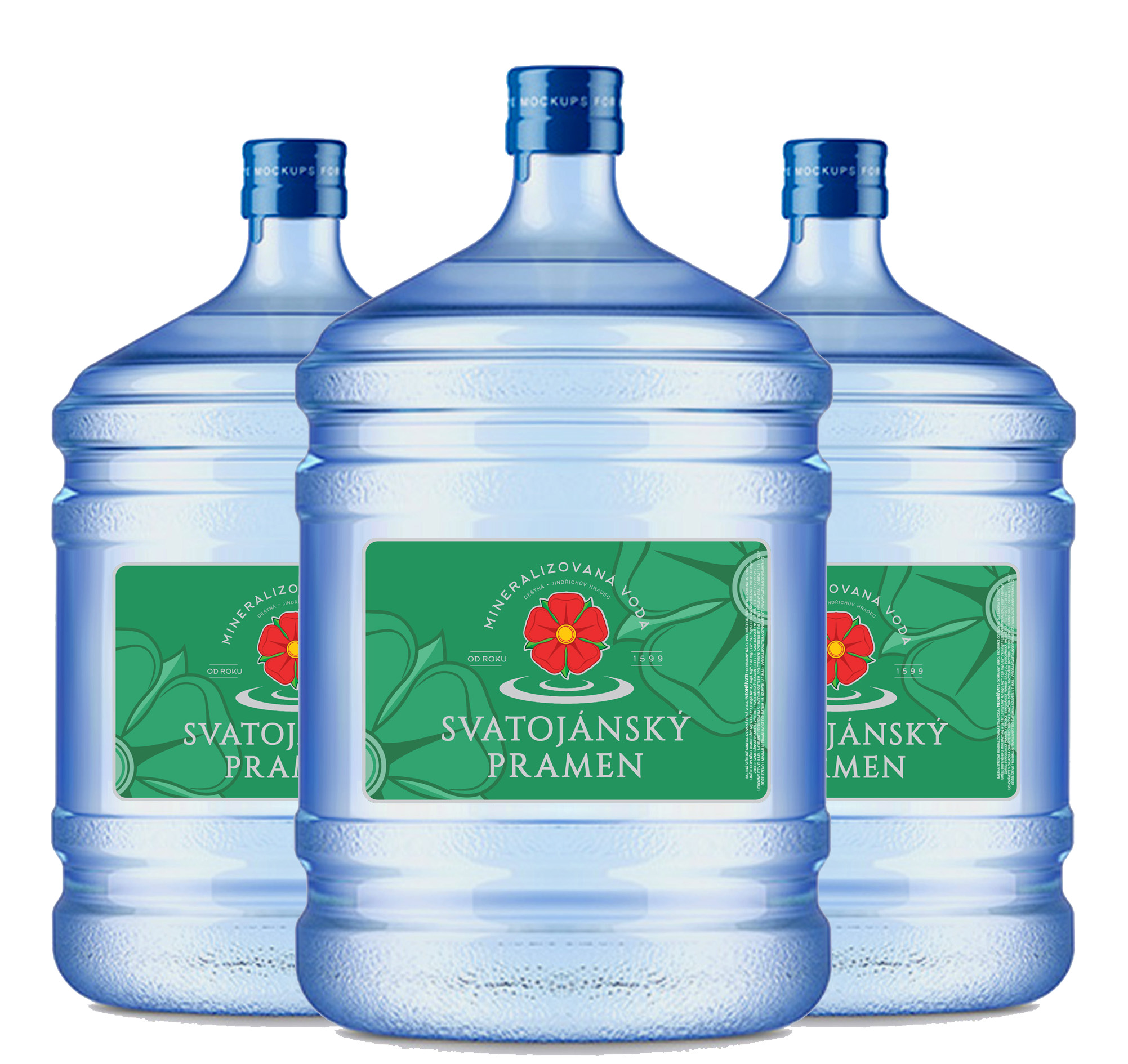 Svatojánský pramen - mineralizovaná voda 18,9 l - Moravskoslezský kraj, Praha, Středočeský kraj